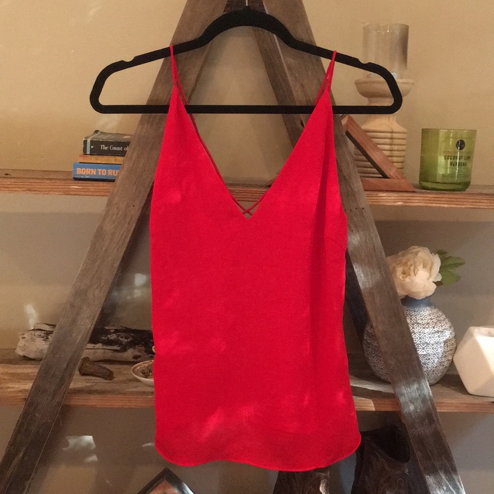 H&M Red Strappy Top